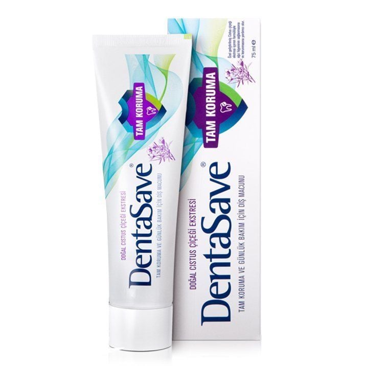 Dentasave Cistus Çiçeği Ekstreli Tam Koruma Diş Macunu 75 Ml