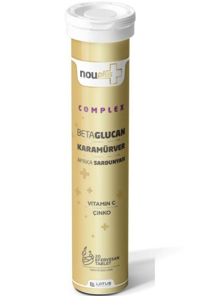 Nouplus Complex Kara Mürver Vitamin C 20 Efervesan Tablet
