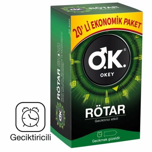 Okey Rötar Prezervatif 20 li