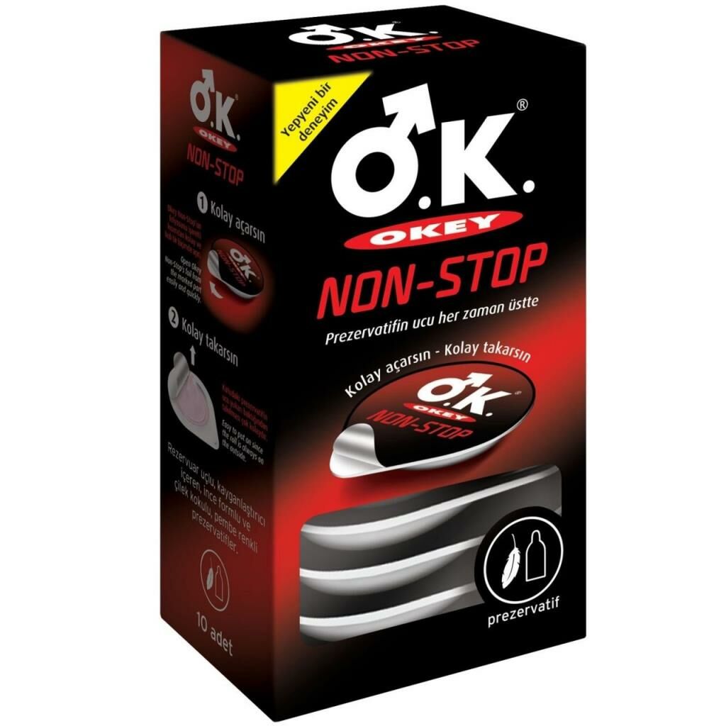 Okey Prezervatif Non-Stop Hisset 10 Lu