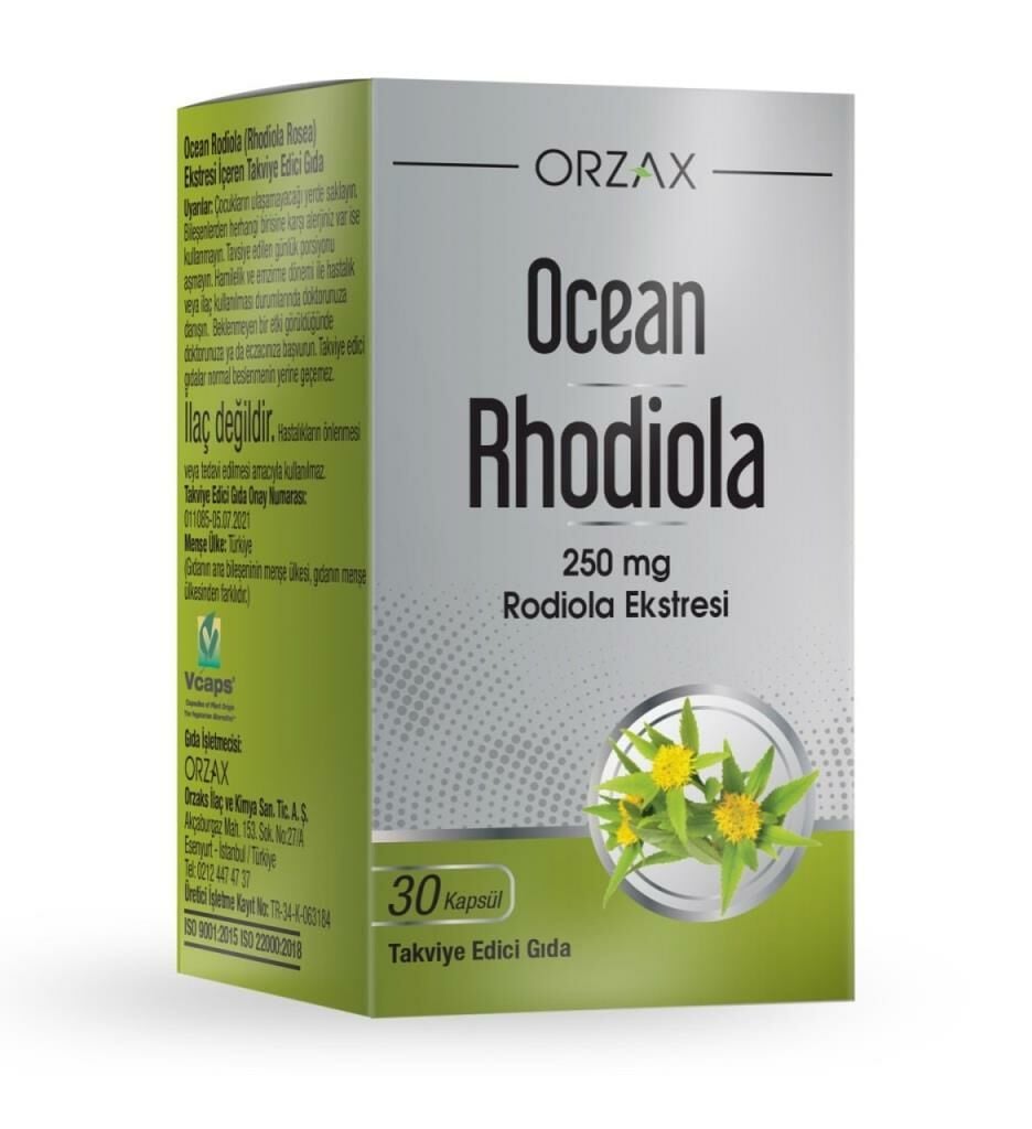 Ocean Rhodiola 250 Mg 30 Kapsül