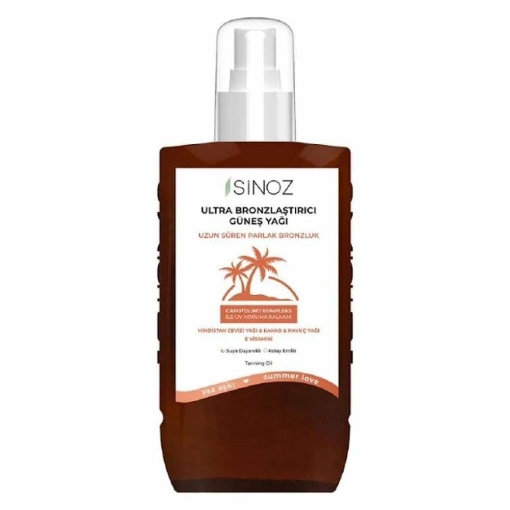 Sinoz Bronzlaştırıcı Güneş Yağı 200 ML