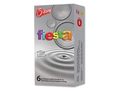 Fiesta Vibe Vibratör Etkili TitreşiMLi 6'Lı İthal Prezervatif