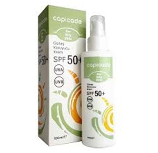 Capicade Güneş Koruyucu Krem Spf50+ Yağlı Ciltler İçin 100Ml