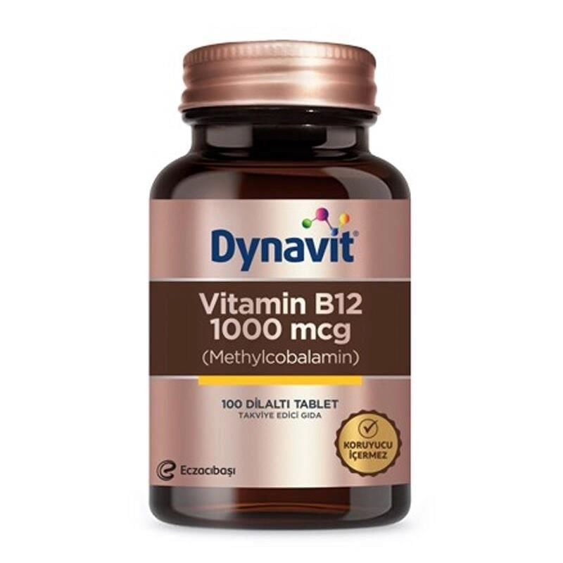 Dynavit Vitamin B12 1000 Mcg 100 Dilaltı Tablet