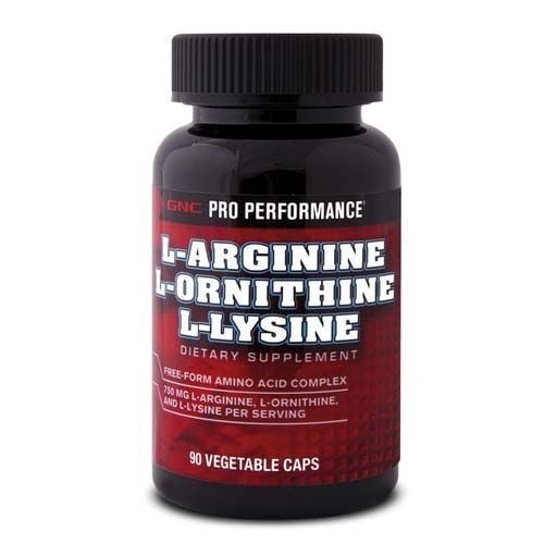 Gnc L-Arginine & L-Ornithine & L-Lysine 90 Kapsül