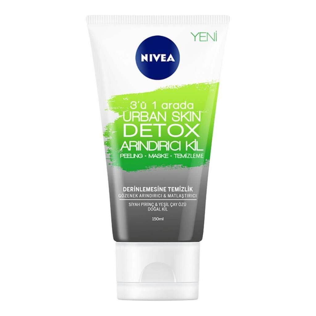 Nivea 3 ü 1 Arada Urban Skin Detox Arındırıcı Kil 150 ML
