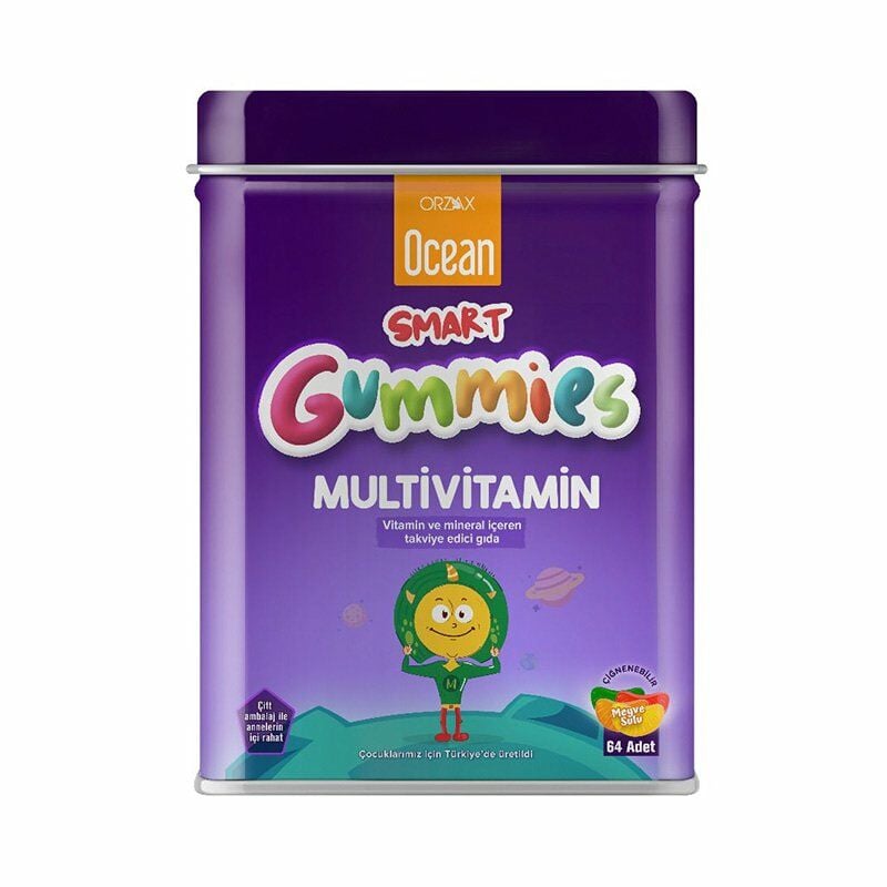 Ocean Smart Gummies Multivitamin 64 Çiğneme Jel Form