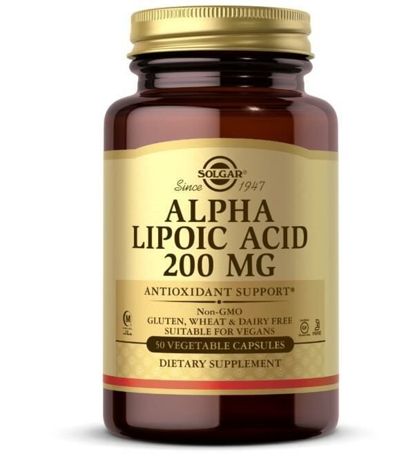 Solgar Alpha Lipoic Acid 200 Mg 50 Kapsül