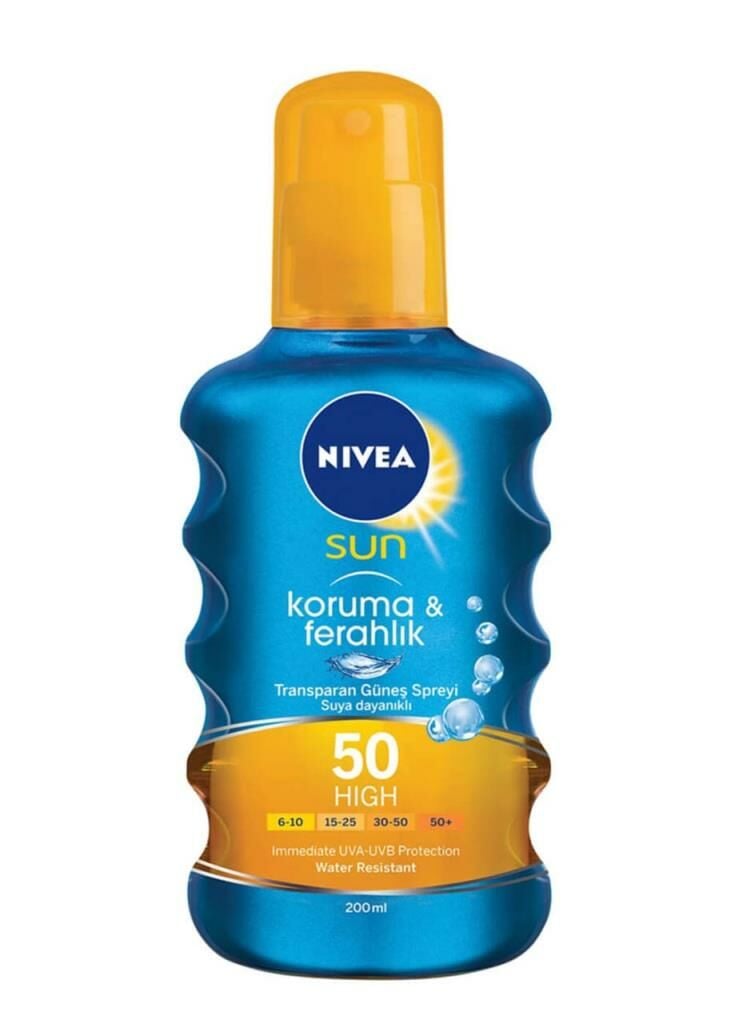 Nivea Sun Koruma & Ferahlık Güneş Spreyi Spf50+ Faktör 200 Ml