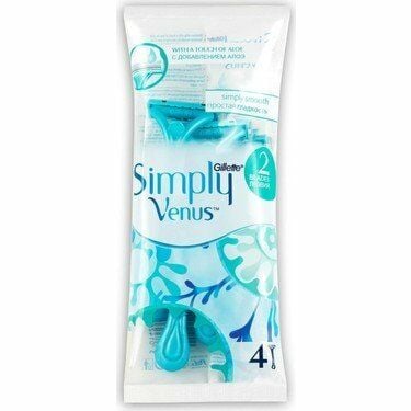 Gillette Simply Venüs 2 Bıçaklı Kadın Tıraş Bıçağı 4 Adet