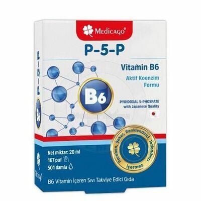 Medicago P5P Vit B6 Damla 20 ML